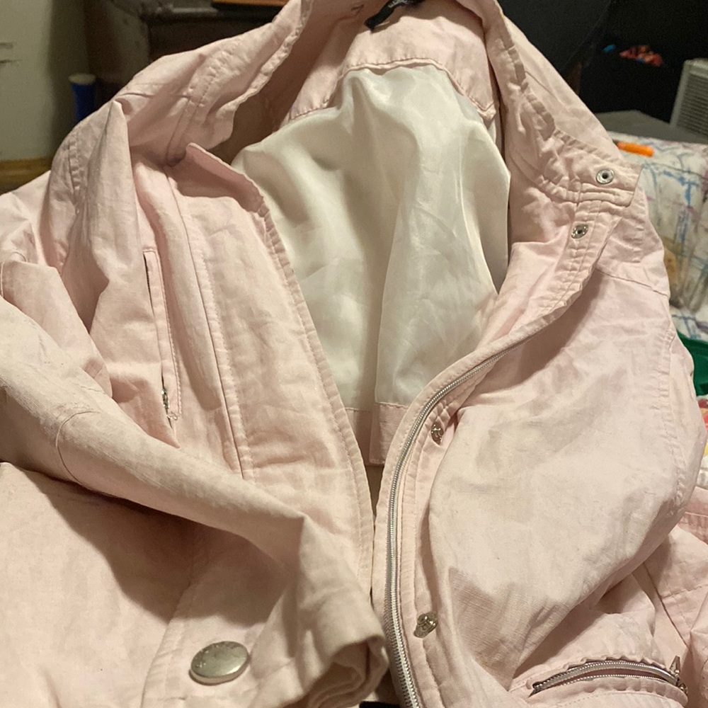 Cute light baby pink jacket size small